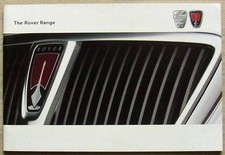 ROVER RANGE Car Sales Brochure For 2004 #6203  25 45 75 STREETWISE CityRover