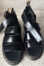 Dr. Martens Vegan Clarissa Sandals  Black Size 6.5