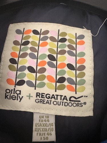Orla kiely long raincoat size - kiely,