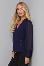 Wallis Navy Jumper Womens