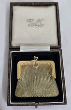 9ct Yellow gold Purse.Plain