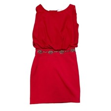 Esley Red Sleeveless Dress