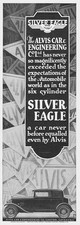 ALVIS MOTOR CARS Silver Eagle - Vintage Advertisement 1929 #1