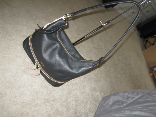 Radley pickering black pebbled - black,