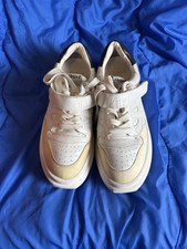 Ash Sport Shoes Women White Leather Lace Up Trainers EU Size 38 UK Size 5