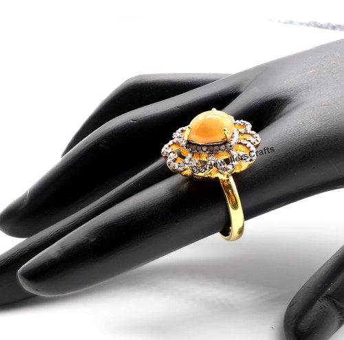 Natural fire opal - fire,