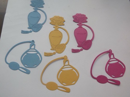 Die cuts vintage perfume - ,