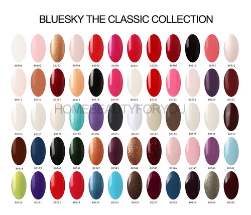 Bluesky gel nail polish - nail,