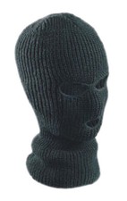 New 3 Hole Black Knitted
