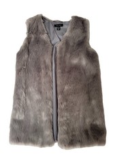 New Look Women's Grey Faux Fur