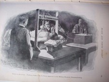 1899 X-Ray military use Rontgen Boer War Greys Hospital :magazine photo J9