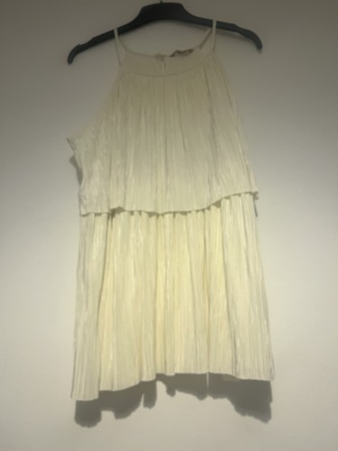 Sophie gray ivory - ivory, pleated