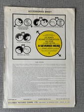 A SEVERED HEAD Richard Attenborough Lee Remick, Claire Bloom Ian Holm PRESS BOOK