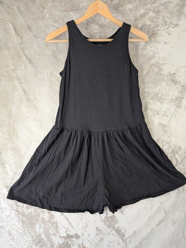 Next girls black jersey romper - black,