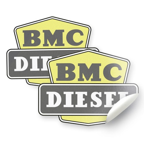 Bmc diesel badge sticker - bmc,