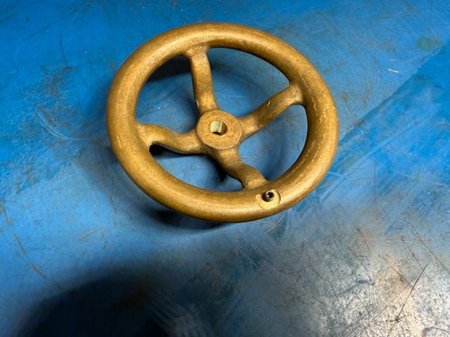 Vintage brass machine hand - vintage,