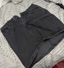 Primark Black Denim Midi Skirt