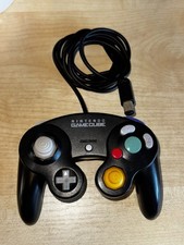 Nintendo GameCube Official Controller Black Fully Tested Working