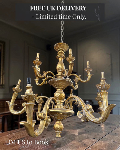 Huge vintage french gilded - french,