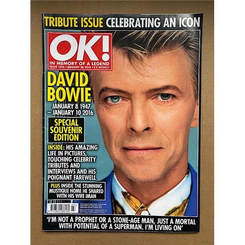 David bowie magazine - david, ok
