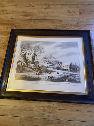 Large framed hunting - hunting, print