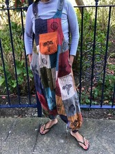 Patchwork Drop Crotch