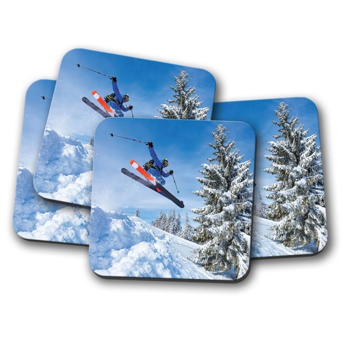 Set awesome ski jump - 4,