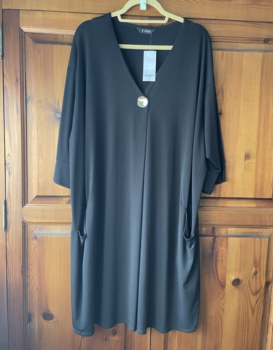 Evans black fit flare - &,