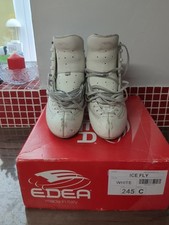 Edea Ice Fly Ice Skate Figure Skates Boots Size 245 C UK Size 4.5