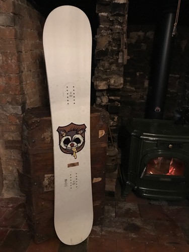 Pbj155 raccoon snowboard - raccoon,