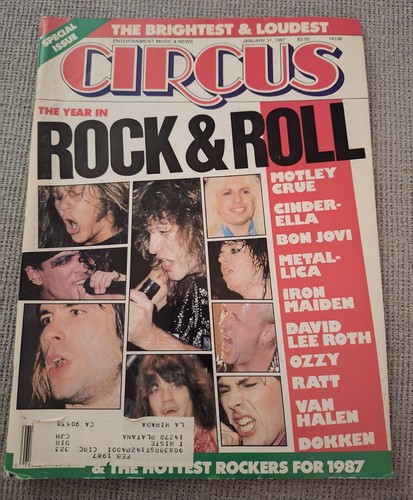 Circus magazine january 1987 - circus,