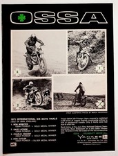 1971 OSSA Motorcycle Ad