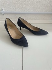 LK Bennett Navy Suede Kitten