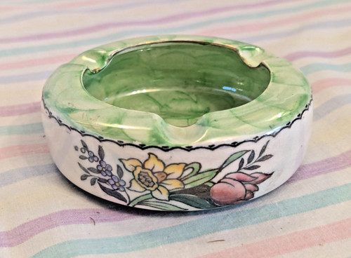 Vintage maling lustreware dish - vintage,