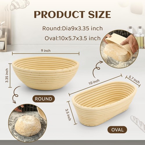 Premium oval banneton basket - oval,