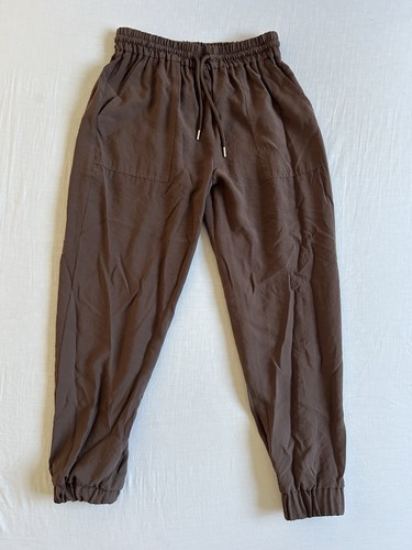 Chocolate brown zara trousers - zara,