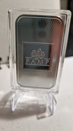 Pamp suisse silver bullion bar - bullion,