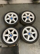 Compomotive MO6 18x8 Et35 Alloy Wheels Rare Discontinued Mitsubishi EVO