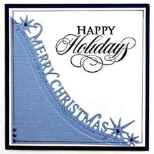 MERRY CHRISTMAS Metal Cutting