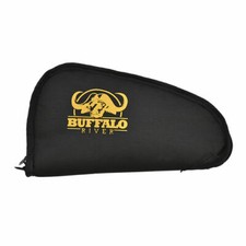 Buffalo River - Zipped Padded Pistol Bag W/ Logo - 12" - Black - BRPBW12