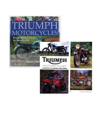 Triumph motorcycles book set - motorcycles,