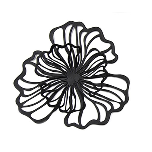 Metal flower wall - metal,