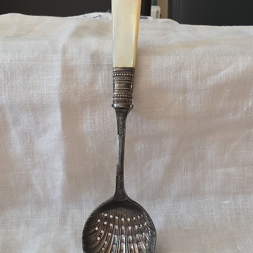 Silver plated strainer - silver-plated,