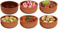 6 Pc Brown Terracotta Set 12cm