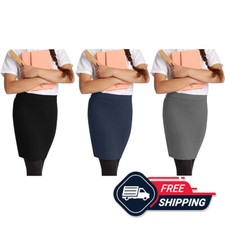Girls Pencil Skirt Ladies