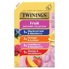 TWININGS FRUIT DISCOVERY COLLECTION 40 TEABAGS 35g    20 TEABAGS  X2