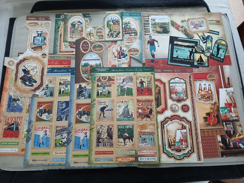 Card making toppers - card,