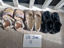 Girls Shoes Bundle Size Uk 11 Clarks, Next, Walkright