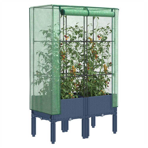 Raised bed greenhouse - raised,
