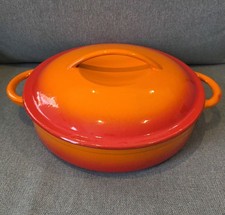 Cast Iron Orange Shallow